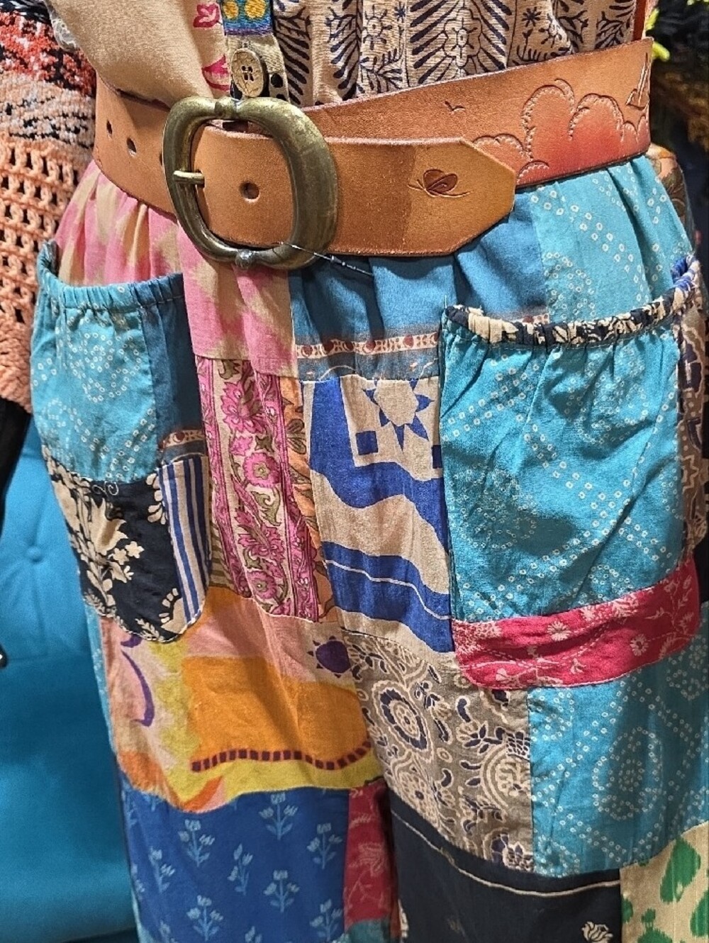 POL Colorful Boho Patchwork Jumper! - Picture 7 of 15